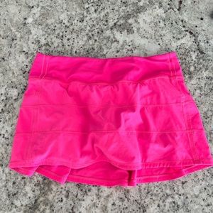 PINK LULULEMON TENNIS SKIRT